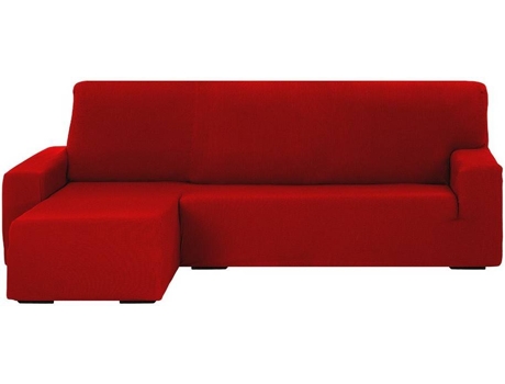 Capa Chaise Longue TODOPARAMICASA Túnez Vermelho (Braço Esquerdo Curto - 240 cm)