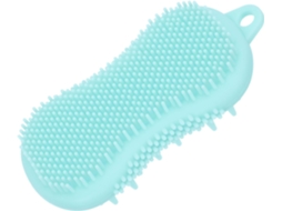 Escova De Banho Silicone 1 Unidade, Prática Para Massagem Corporal E Limpeza Suave, Escova Esfoliante Dupla Face Para