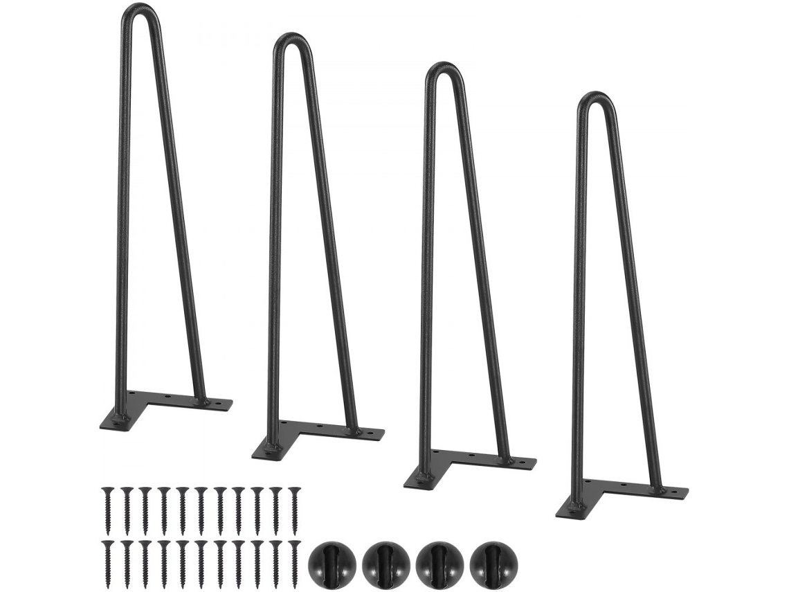 Pack de 4 Pernas de Mesa VEVOR
