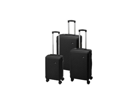Conjunto de malas PROWORLD dg4700050 Preto 50 x 30 x 73,5 cm 44 x 27 x 65 cm 37 x 23 x 56 cm (3 Peças)