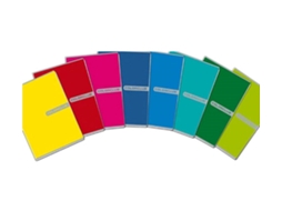 Caderno e bloco BLASETTI Colorclub A4 21 folhas multicolorido