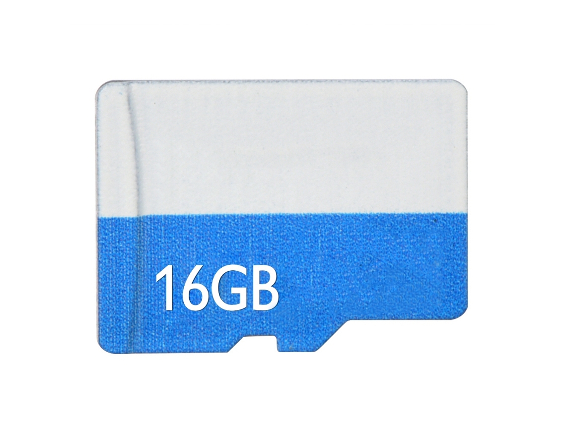 Cartão De Memória Tf De Alta Capacidade 16g Azul, Leitura 80 100m/s, Gravação 10 20m/s Luz Dourada