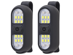 Lanterna Led Recarregavel Seguranca Corredores/noite Livre Mao Preta Yizhood