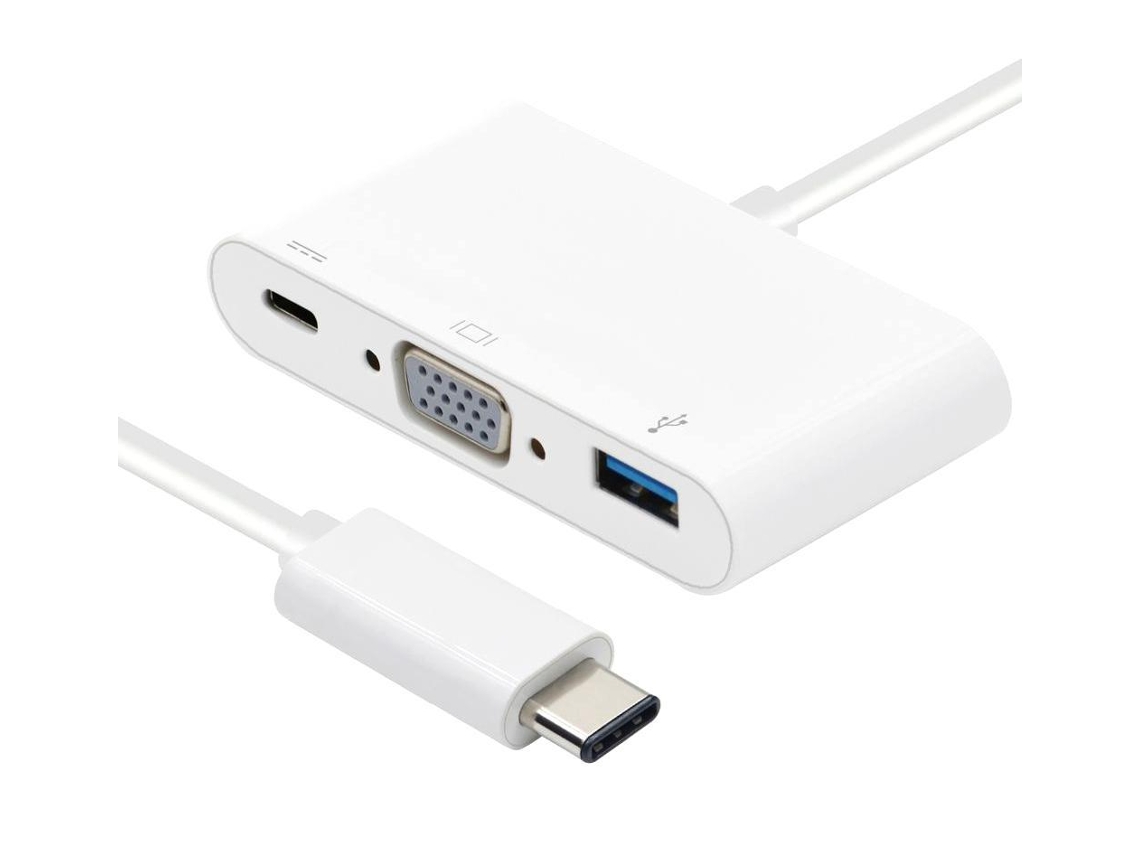 G-Pk-Usb113 :Adaptador Micro Usb-C / Vga+ Usb-A + Micro Usb-C 3.0 Prok