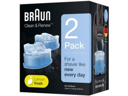 Recarga Shaver Care BRAUN  3 em 1 (2 unidades)