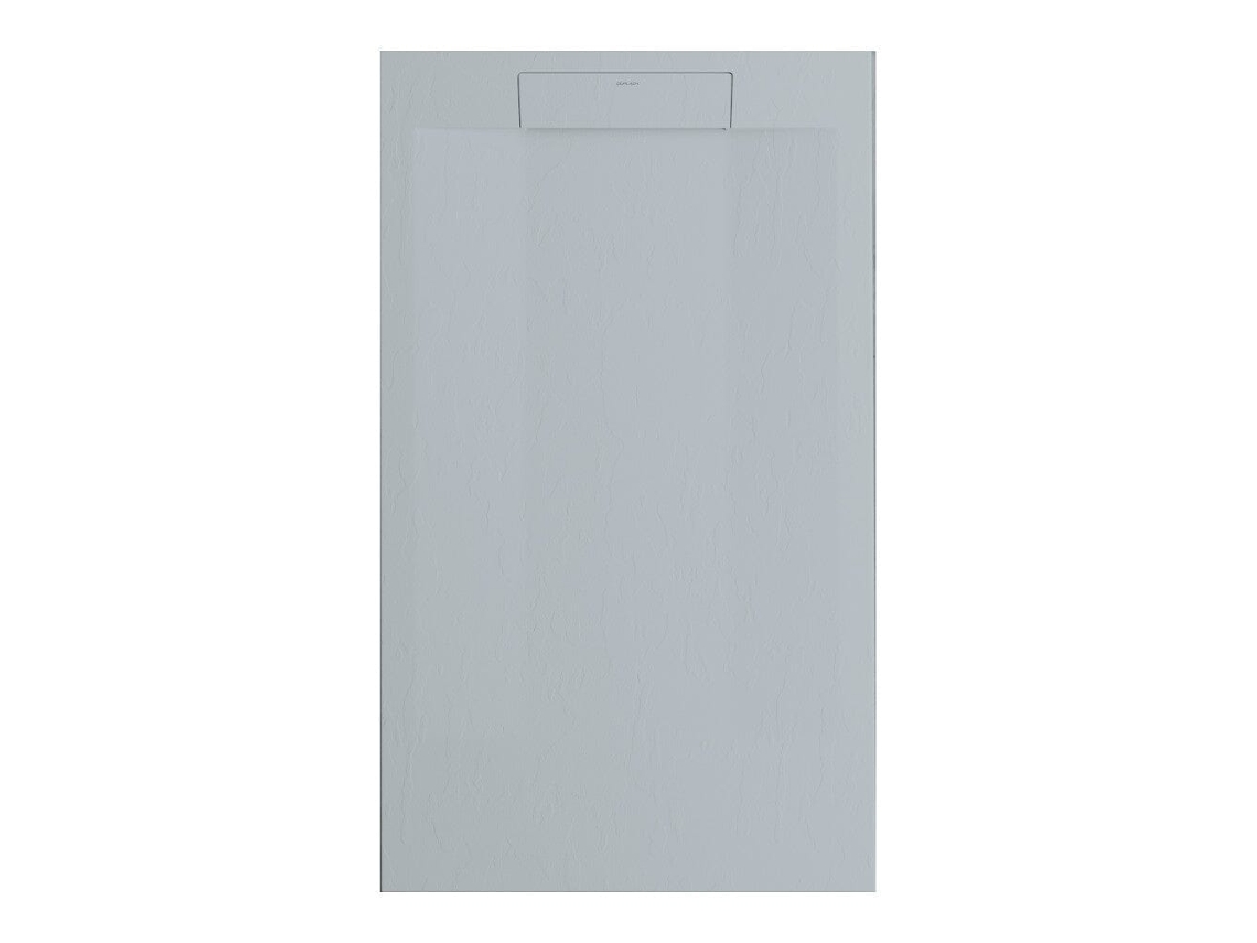 Base De Duche Em Ardósia Suez Cinza 130x80 Cm
