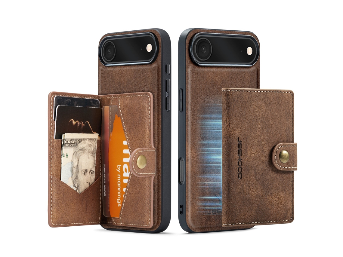 Capa Carteira Para Iphone 17 Air Com Capacidade Para 4 Cartões E Notas.