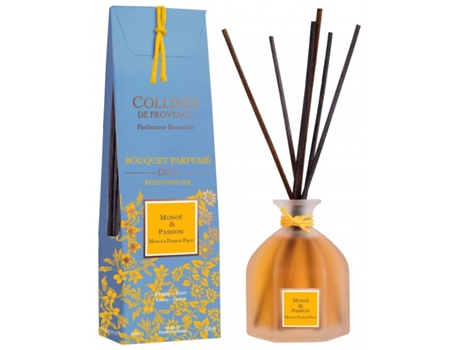 Difusor COLLINES DE PROVENCE Duos Monoi Passion Fruit 100Ml