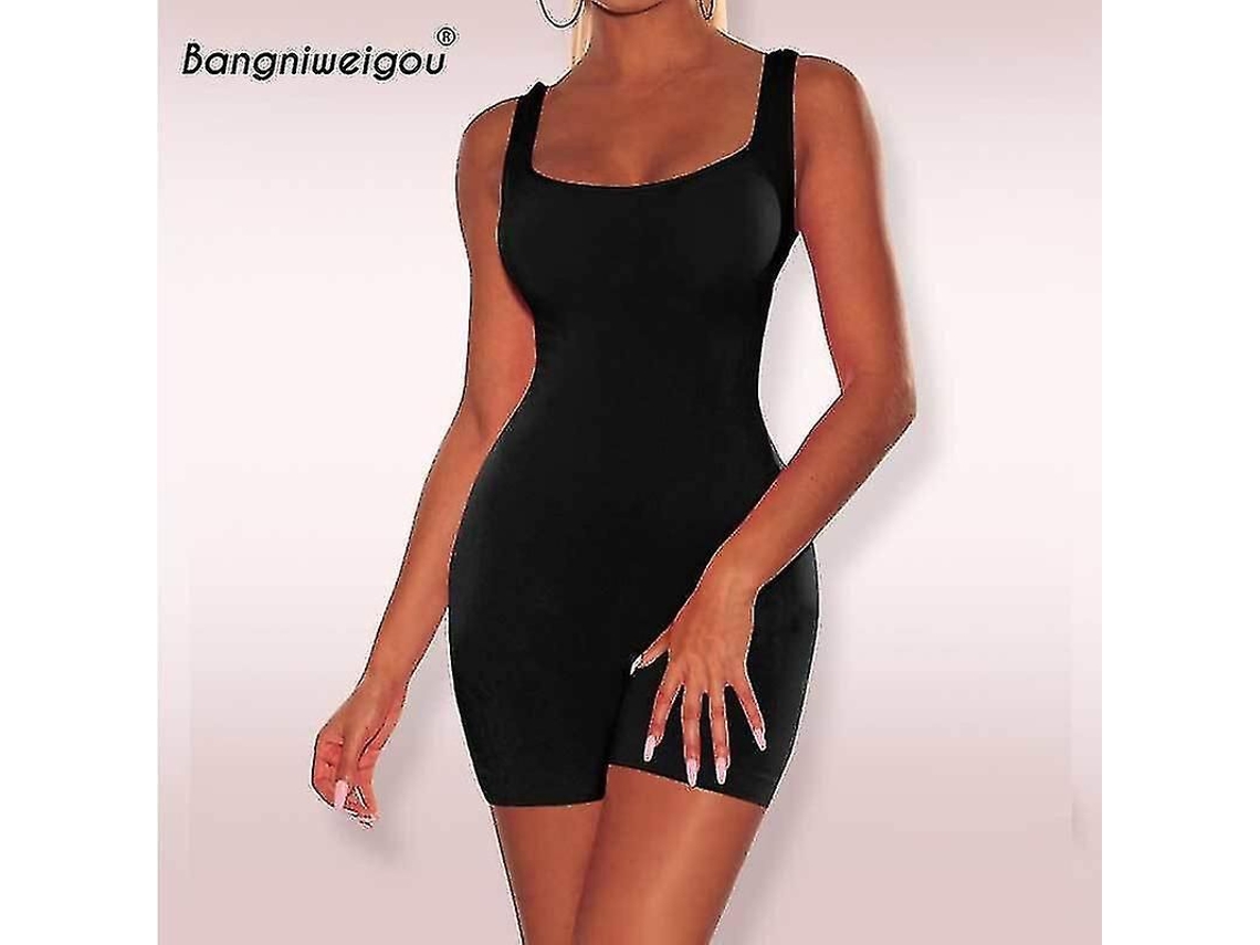 Jumpsuit de Manga Corta Fasst para Mulher, Skinny, Tamanho S a XL