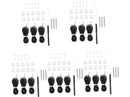 Kit De Reparo Persianas Plissadas Heallily Com 5 Conjuntos Para Trailers, Batentes De Roda E Kit Acessórios Para