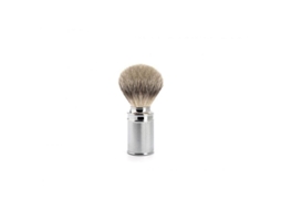 Pincel de Barbear Sintético Prateado MÜHLE