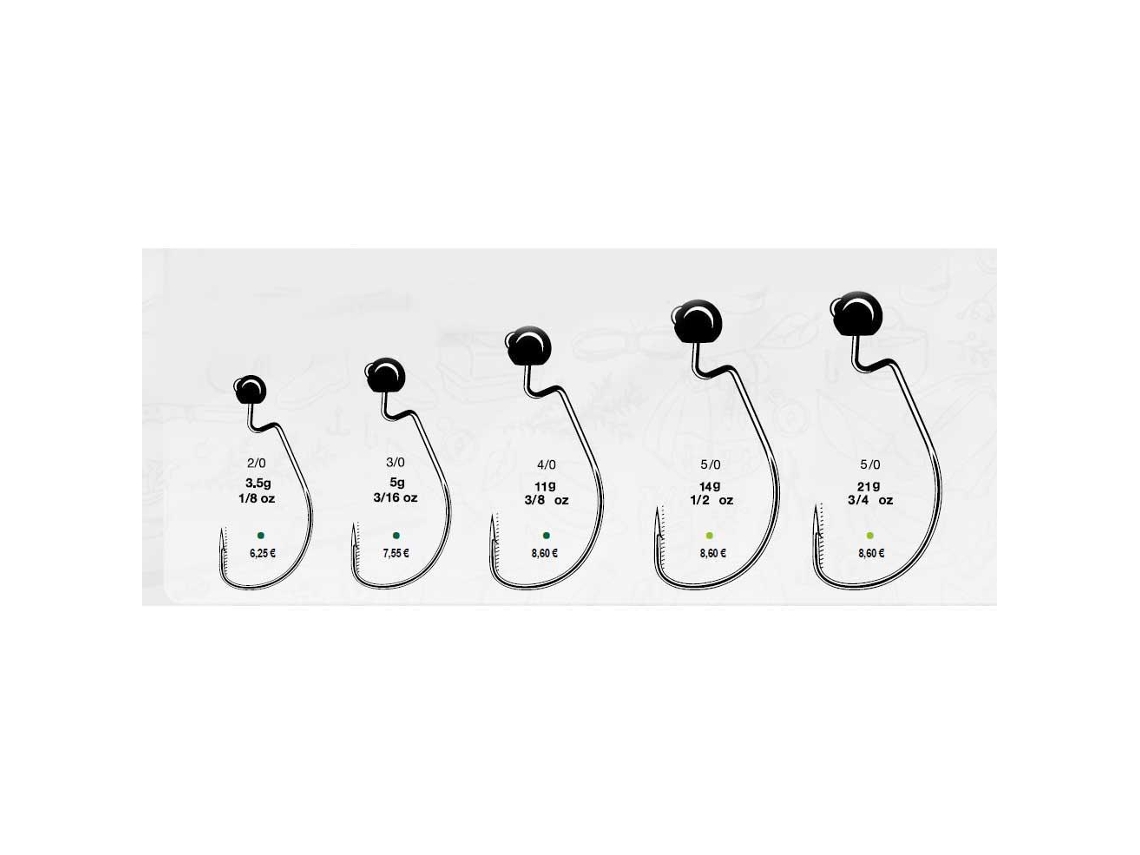 VMC 7340rj Rugby Jig 14 Gr 3 Pcs
