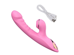 Vibrador De Massagem De Suco E Aquecimento Totalmente Automtico Para Mulheres (rosa)
