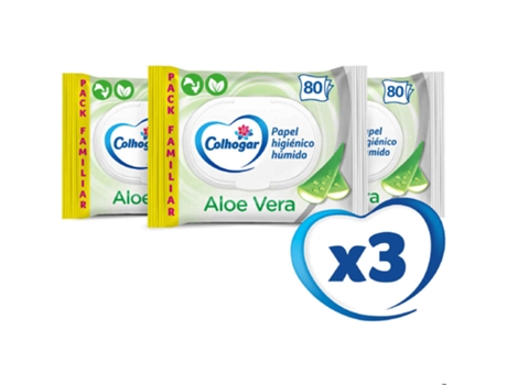 Papel Higiénico Húmido Aloe Vera COLHOGAR