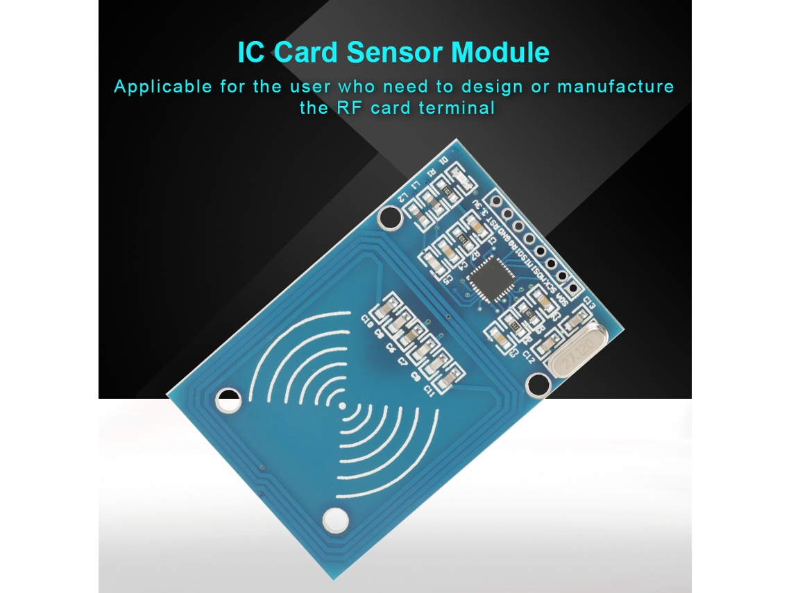 Kit 5 Módulos Sensor Cartão Rfid Ic Com Chaveiro