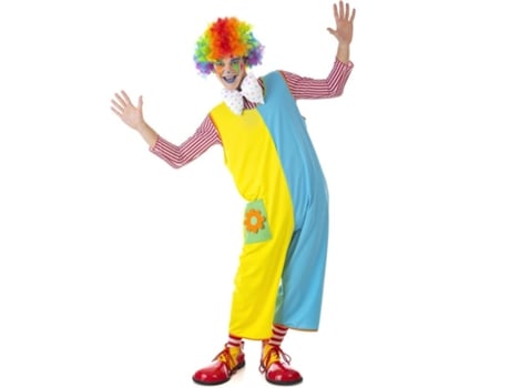 Fato de palhaço de circo para homem