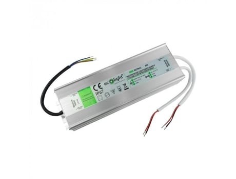 Transformador Led Impermeável 150W 12V 12 5A Ip67 215X65X40 ECOLIGHT