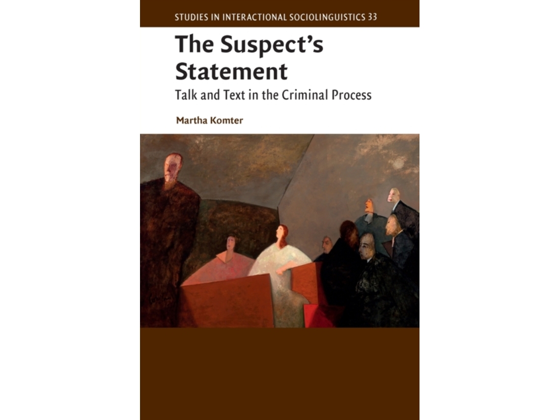 Livro The Suspects Statement de Martha Komter (Inglês)