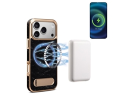 Capa Denior Para Iphone 17 Pro Magsafe A251 Com Acabamento Eletrogalvanizado - Preta