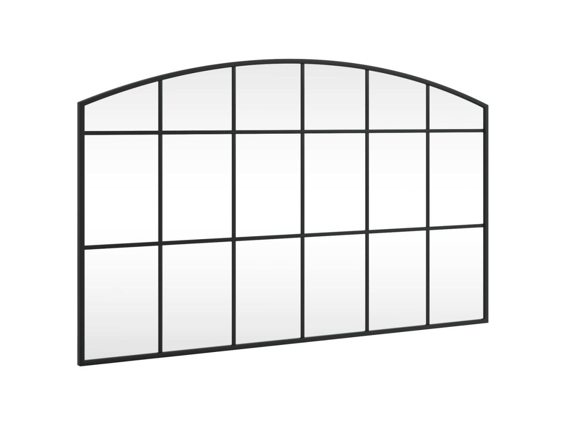 Wall Mirror, Wall Mirrors Vidaxl Preto Ferro (100 X 60 Cm)