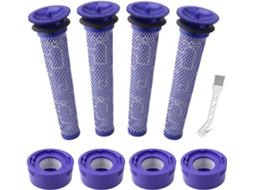 Acessórios Aspirador De Pó Para Dyson V7 E V8, Kit De Substituição De Filtros Com 8 Pcs Cuich