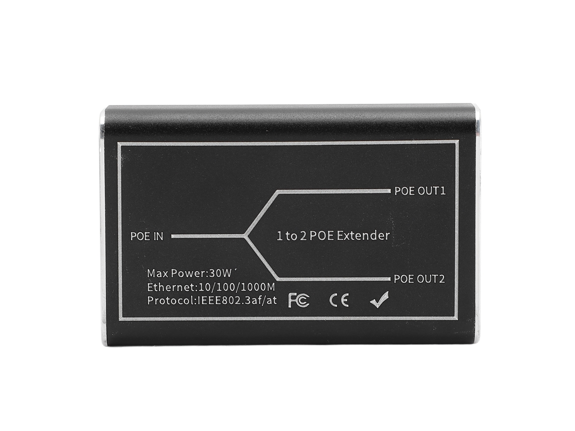 Extensor Poe Para Câmera De Segurança Ieee802.3af/at