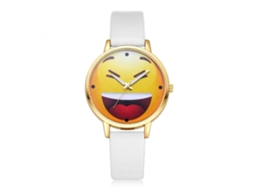 Reloj De Pulsera Analógico Con Cuerda Pu Y Movimiento De Cuarzo, Blanco Ivpai