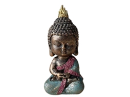 Figura Decorativa ZEN'LIGHT Bebé Bodhi Verde
