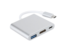 Estação De Docking Usb 3.1 Transmissão 4k Adaptador Usb 3.0 Adaptador Type C Multifuncional