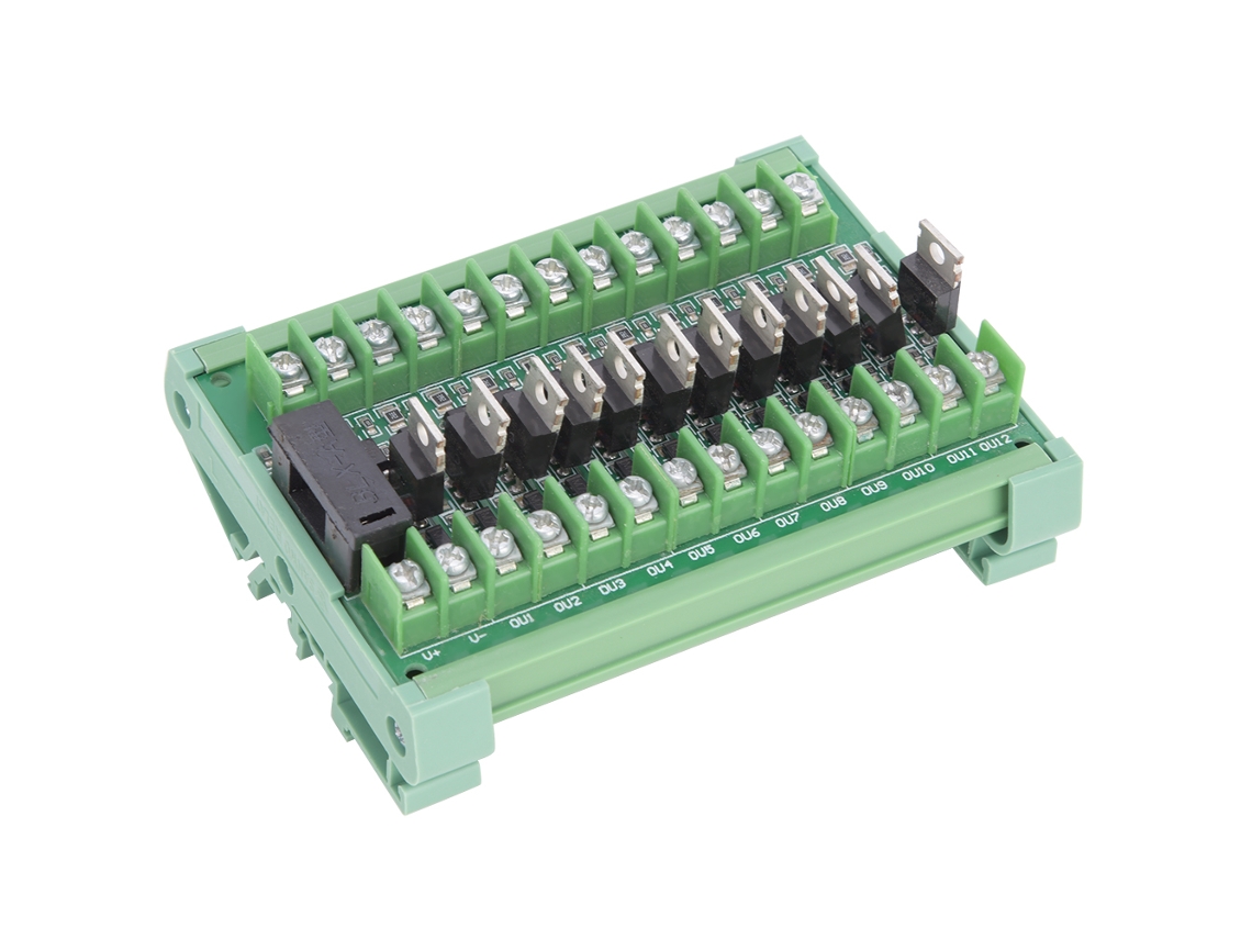 Módulo De Relé De Isolação Placa Amplificadora Plc 12 Canais Entrada Npn Saída Pnp Dc12-36v