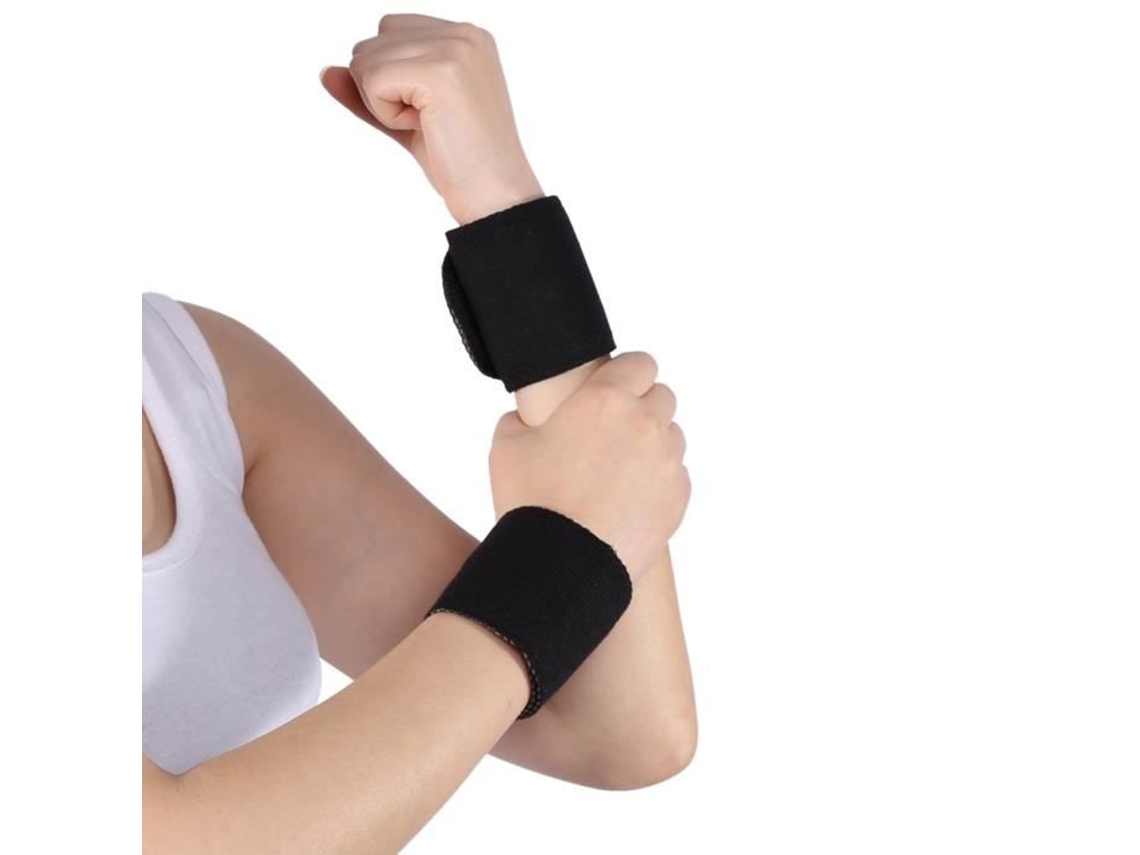 Sho 1 Par Magnético Autoaquecedor Punho Órtese Esportiva Proteção Punho Alças Hj011 Atyhao
