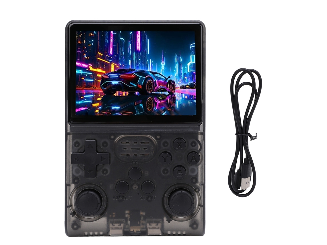 Console de jogos retro EOOCOO, tela IPS 3.5 polegadas, muitos jogos