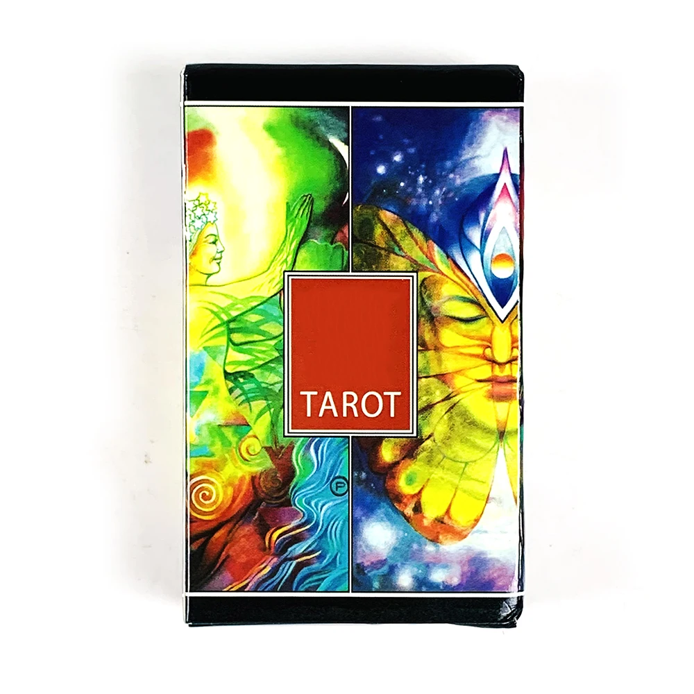 Tarot A78 Baralho Lateral de Cartas Oráculo MDUG (versão em Inglês, Versão de Adivinhação Visionária)