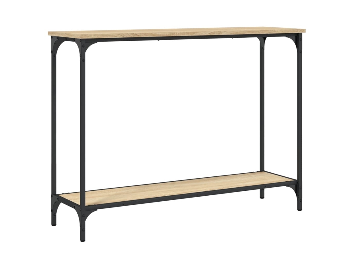 Mesa Consola Derivados de Madeira Carvalho Sonoma MAISON EXCLUSIVE 101x30,5x75 cm