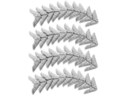 Baluue 40 Moedas De Proteção Em Metal Argenté Para Álbuns De Fotos E Scrapbooking - Lote De 40 Peças