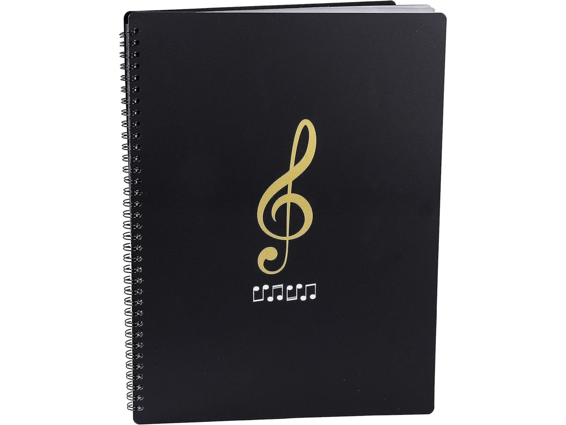 Pasta para Partituras em Formato A4, Estante para Partituras com 30 Compartimentos, Pasta Plástica para Concertos e Coros BRILVIBERA