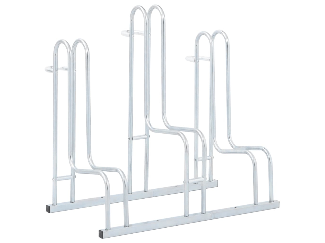 Bicycle Stand, Bicycle Stands Vidaxl Prateado Aço (n/a)