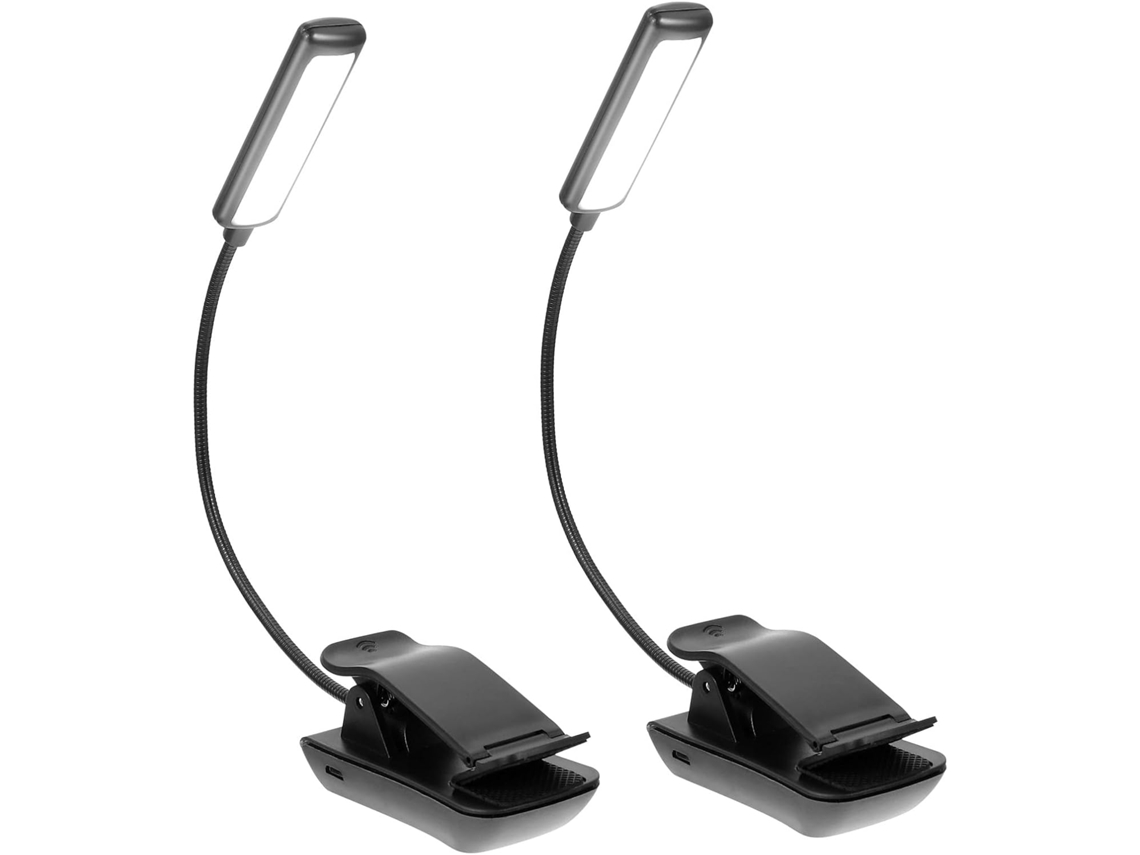 Luminária Musical Recarregável Ipetboom Com Clipe De Plástico Preto, Distribuição Uniforme De Luz, Carregamento Usb