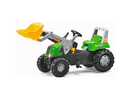 Trator RT ROLLYTOYS Júnior com Pá Carregadora