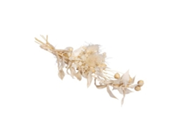 Ramo de flores RAYHER brancas secas