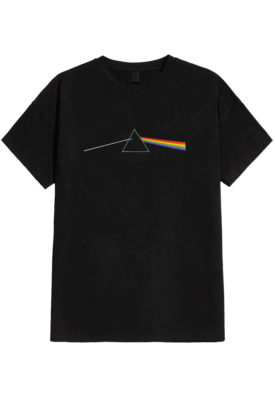 Size:s Rockinstone Pink Floyd - Dark Side Of The Moon Plain - T-shirt Unisex Adults