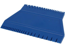 Ms15 Raspador Trapezoidal de Madeira de Borracha para Decoração de Parede 12cm X 7,7cm Azul CHABERLU