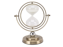 Ats reloj de Arena de Metal Bronce 60min Arena Blanca Preciso Decoración Hogar Moderno Simple