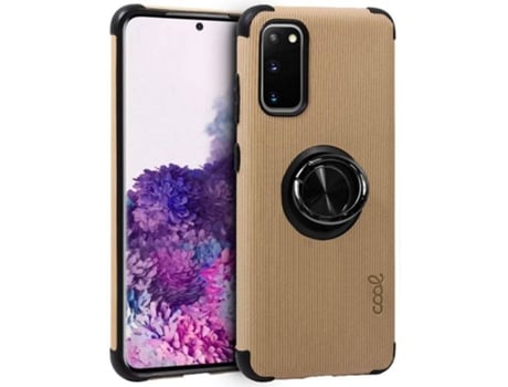 Carcasa  para Samsung G980 Galaxy S20 Hard Tela + Anilla (Beige)