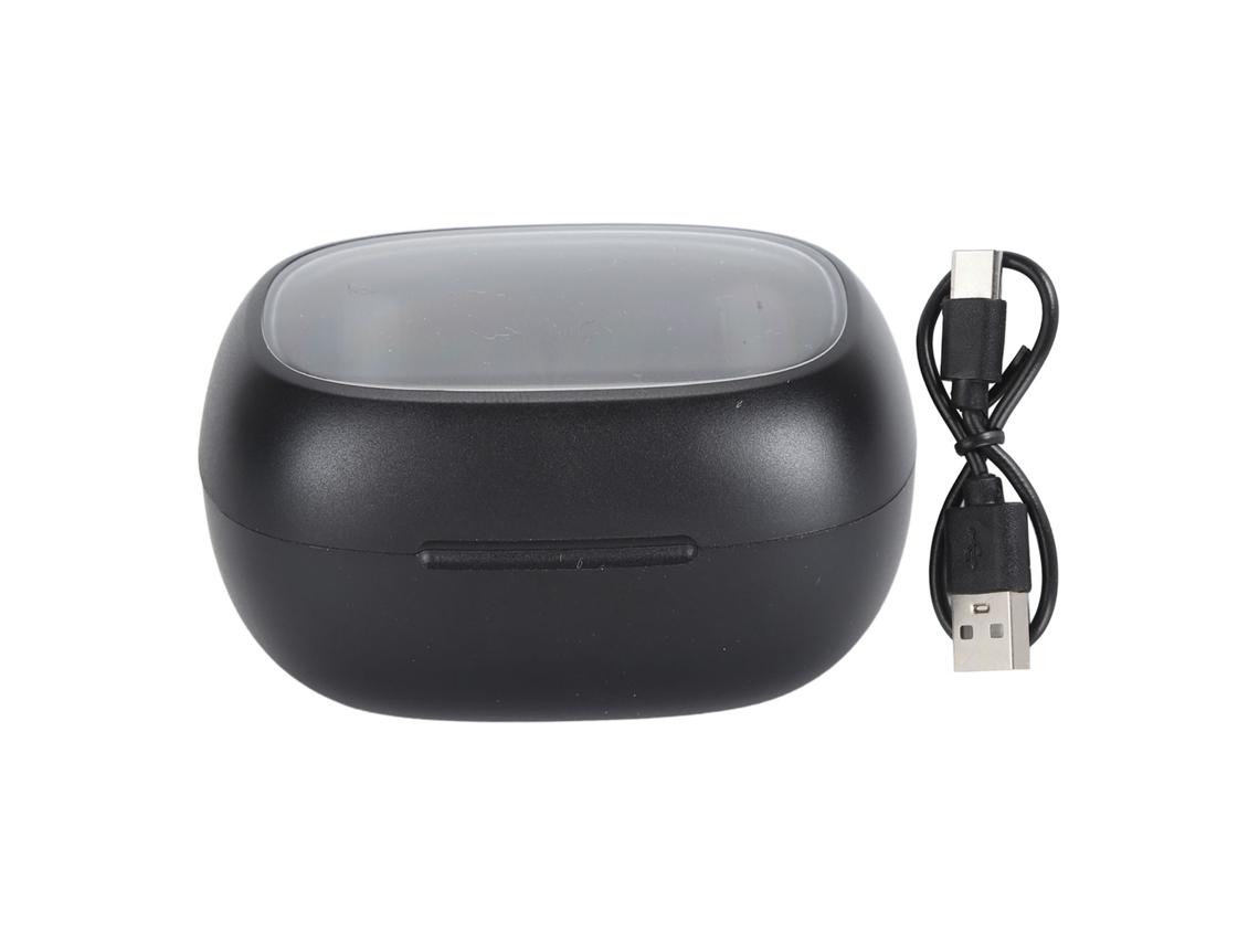 Aetheria fones de Ouvido Sem Fio Open Ear Bluetooth 5.3 Cancelamento de Ruído Impermeável com Case de Carregamento Lcd