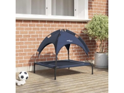 Vidaxl Cama Para Cachorro 71 X 64 X 71 Cm Aço Azul Marinho