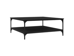 Mesa de centro Carvalho Preto 100 x 100 x 40 cm - Exclusiva da Maison