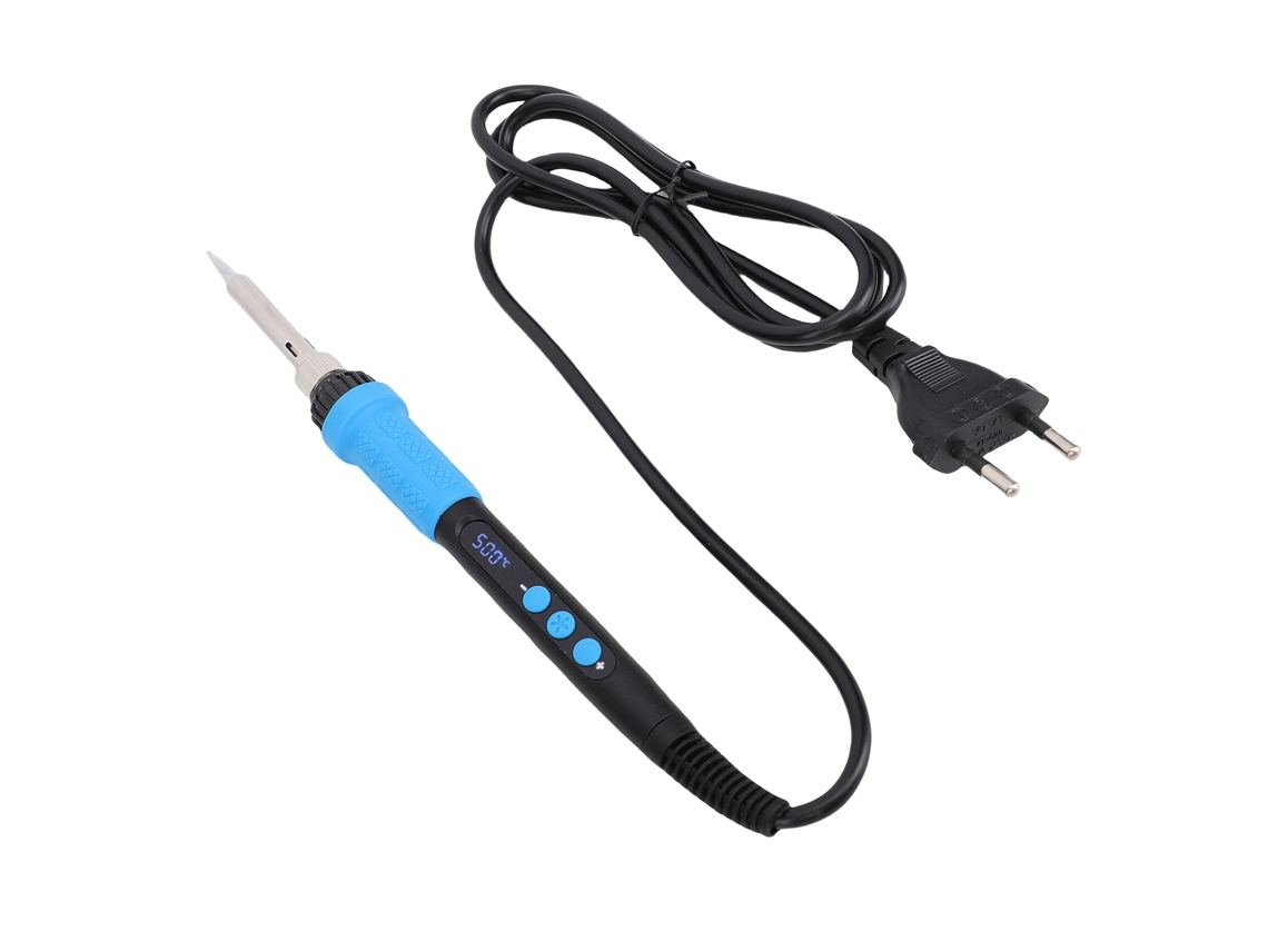 Kit De Solda 12-em-1 Laxiscreed Com Ajuste De Temperatura Até 500°c E Display Lcd