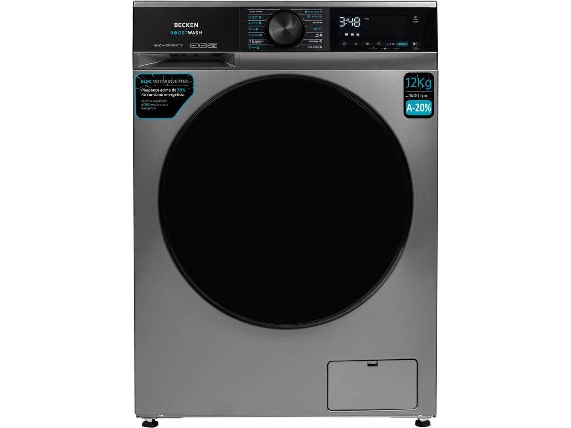 Máquina de Lavar Roupa BECKEN Boostwash BWM8816N (Outlet Grade B - 12 kg - 1400 rpm - Inox)