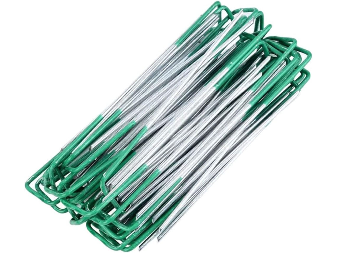Conjunto De 20 Estacas Em Formato U Para Jardinagem E Tendas Verdes